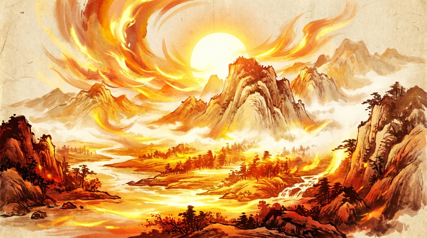 【周易六十四卦】第30卦离为火-离卦,原文和解读