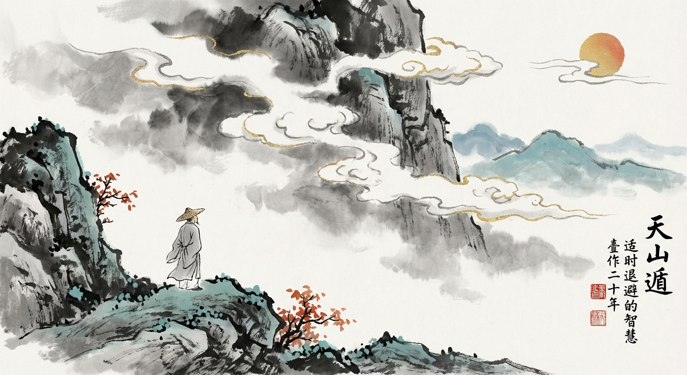 【周易六十四卦】第33卦天山遁-遁卦,原文和解读