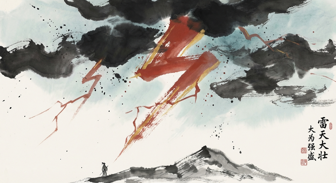 【周易六十四卦】第34卦雷天大壮-大壮卦,原文和解读