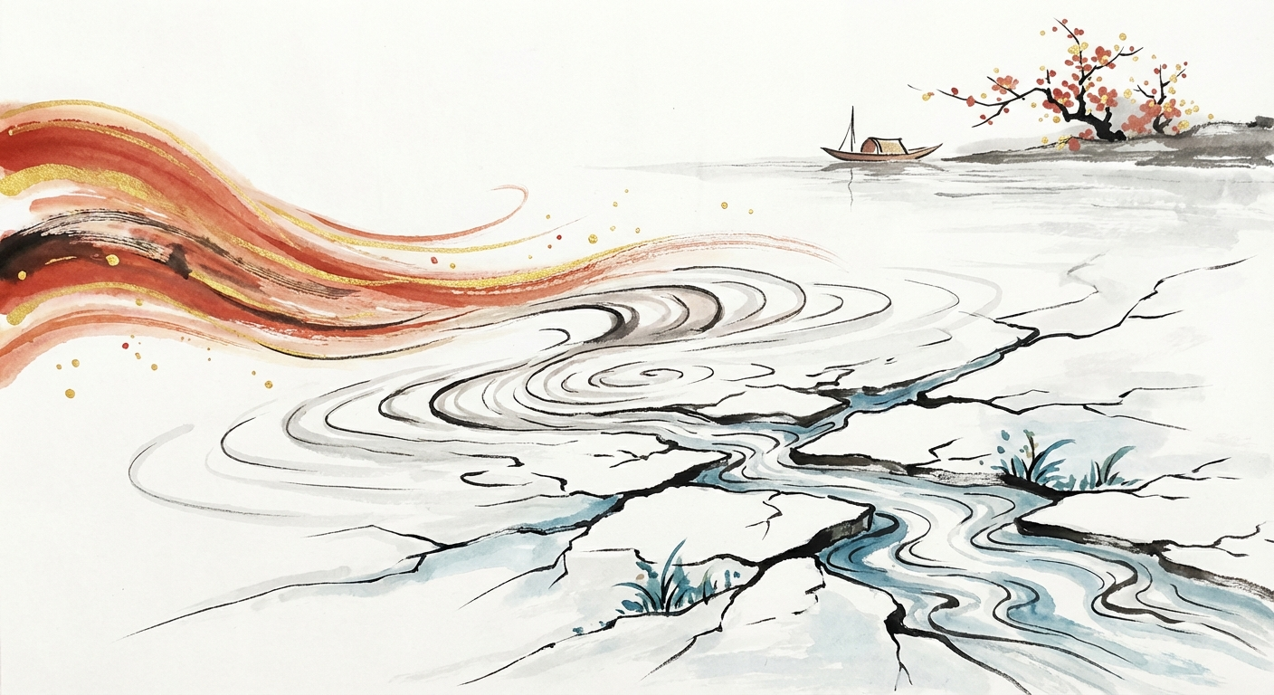 【周易六十四卦】第59卦风水涣-涣卦，原文和解读